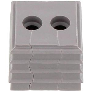 CONTA-CLIP KDS-DE 2X5-6 GR Afdichtingselement Thermoplastisch elastomeer Grijs 10 stuk(s)