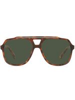 Dolce & Gabbana Eyewear lunettes de soleil 0DG4388 à monture aviateur - Marron