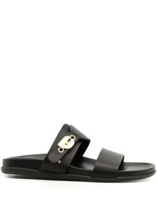 Ancient Greek Sandals sandales Latria en cuir - Noir