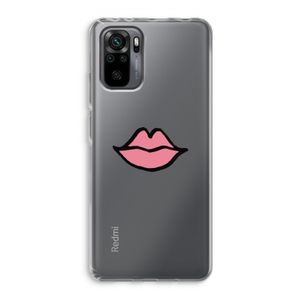 Kusje: Xiaomi Redmi Note 10 Pro Transparant Hoesje