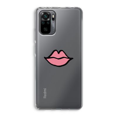 Kusje: Xiaomi Redmi Note 10 Pro Transparant Hoesje