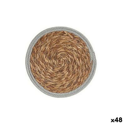 Placemat Gift Decor 89717 89717 Grijs Natuurlijk Natuurlijke Vezel Ø 30 cm 30 x 1 x 30 cm (48 Stuks)