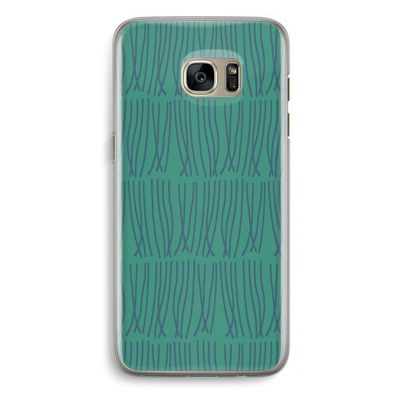 Swirls: Samsung Galaxy S7 Edge Transparant Hoesje