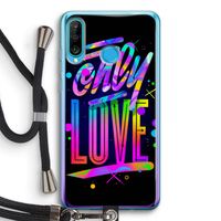 Only Love: Huawei P30 Lite Transparant Hoesje met koord