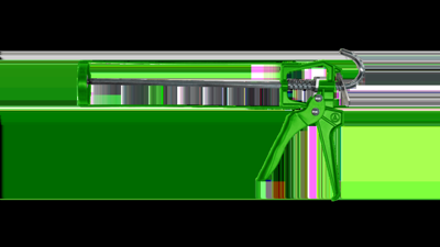 Bostik Skeleton Gun | 1 st | Zwart - 30618905