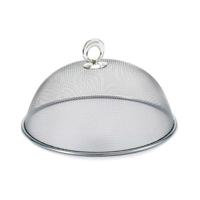 Arte Regal Voedselkap - rond - 25 cm - zilver - metaal - vliegenkap - tegen insecten Arte Regal Voedselkap - rond - 25 cm - zilver - metaal - vliegenkap - tegen insecten