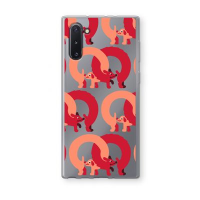 Dogs: Samsung Galaxy Note 10 Transparant Hoesje