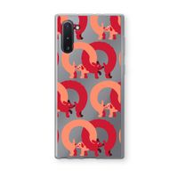 Dogs: Samsung Galaxy Note 10 Transparant Hoesje