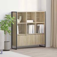 Boekenkast 2 pcs Sonoma 99,5 x 30 x 108,5 cm Bewerkt hout