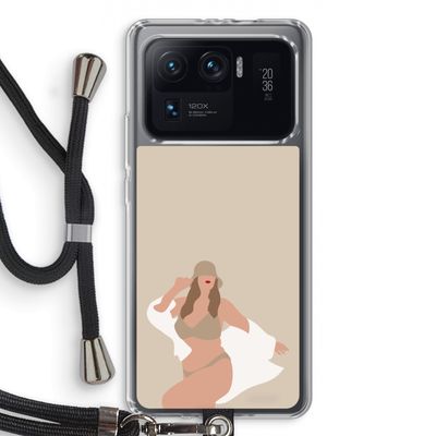 One of a kind: Xiaomi Mi 11 Ultra Transparant Hoesje met koord