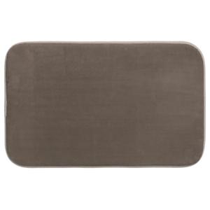 5Five Badkamerkleedje/badmat tapijt - memory foam - taupe - 48 x 80 cm   -