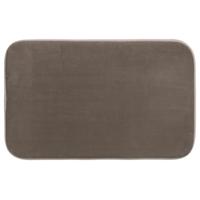 5Five Badkamerkleedje/badmat tapijt - memory foam - taupe - 48 x 80 cm   -