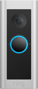 Ring Video Doorbell Pro 2 Hardwired Nikkel, Gesatineerd staal