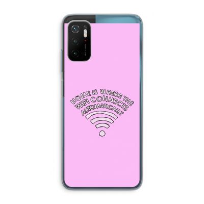 Home Is Where The Wifi Is: Xiaomi Poco M3 Pro 5G Transparant Hoesje