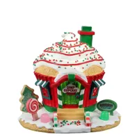 Lemax peppermint cottage verlicht kerstdorp tafereel Sugar &apos;N&apos; Spice 2022