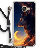 Night Guardian: Samsung Galaxy A3 (2016) Transparant Hoesje met koord
