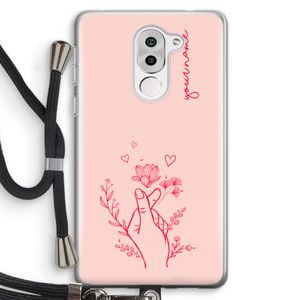 Giving Flowers: Honor 6X Transparant Hoesje met koord