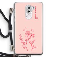 Giving Flowers: Honor 6X Transparant Hoesje met koord