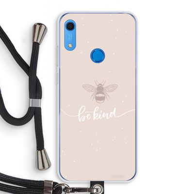 Be(e) kind: Huawei Y6s Transparant Hoesje met koord