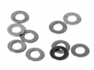 Washer m5 x 10 x 0.5mm silver