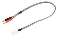Charge Lead Pro "Banana 4mm" - Tamiya - 40 cm - Flat silicone wire 14AWG