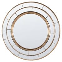 Beliani BELCHITE - Decoratieve Spiegel-Goud-Synthetisch materiaal, Glas