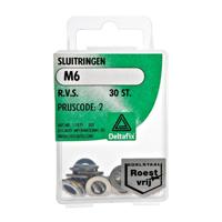 Sluitringen m10x20 2 rvs 12st - Deltafix