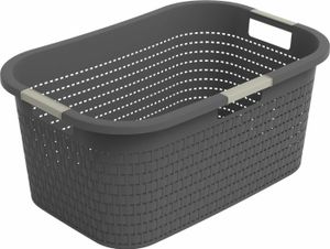 Rotho wasmand 40 liter country antraciet