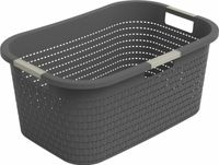 Rotho wasmand 40 liter country antraciet