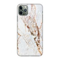 Goud marmer: Volledig geprint iPhone 11 Pro Max Hoesje