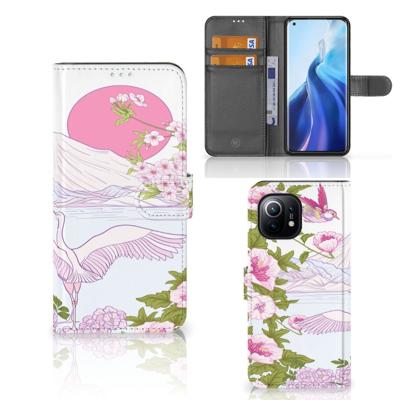 Xiaomi Mi 11 | Telefoonhoesje | Met pasjeshouder | Bird Standing