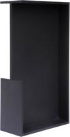 Formani Square LSQ160A/38 inbouwkom tbv deurdikte 38 mm - mat zwart