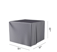 Lounge, Coffee, Fire table cover 74x74xH60 - Aerocover