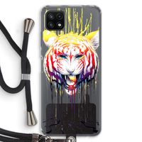 Fading: Samsung Galaxy A22 5G Transparant Hoesje met koord