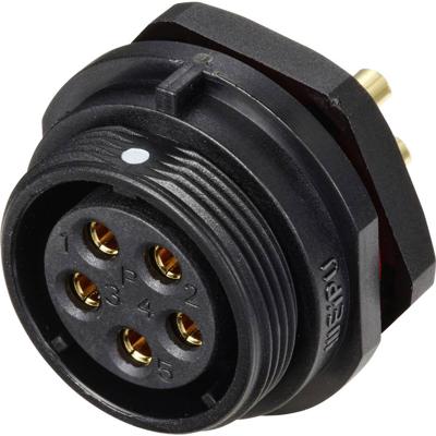 Weipu SP2112 / S 5 Ronde connector Bus, inbouw Totaal aantal polen: 5 Serie (ronde connectoren): SP21 1 stuk(s)