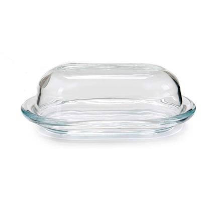 Pasabahce Glazen botervloot - afsluitbare deksel - 20 x 12 x 6 cm Pasabahce Glazen botervloot - afsluitbare deksel - 20 x 12 x 6 cm