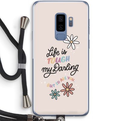 Tough Life: Samsung Galaxy S9 Plus Transparant Hoesje met koord
