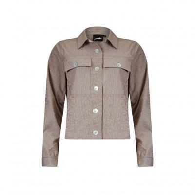 Poools - Beige | Dames | Jasje | Beige | 46 | regular | Kamst mode