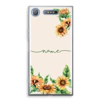 Zonnebloemen: Sony Xperia XZ1 Transparant Hoesje