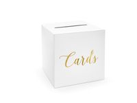 Enveloppendoos Cards Wit Goud - thumbnail