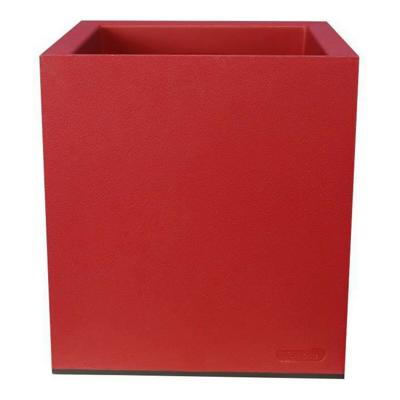 Bloempot Riviera Rood Plastic Vierkant 40 x 40 cm