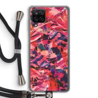 California: Samsung Galaxy A12 Transparant Hoesje met koord California: Samsung Galaxy A12 Transparant Hoesje met koord
