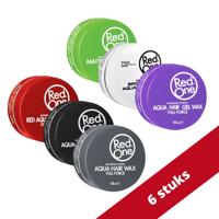 Red One RedOne Haarwax Voordeelverpakking mix kleur - 6 stuks