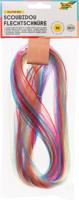 Folia scoubidou draad met glitter, pak met 50 draden