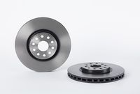 Remschijf COATED DISC LINE BREMBO, Remschijftype: Binnen geventileerd, u.a. für Lancia, Alfa Romeo