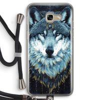 Darkness Wolf: Samsung Galaxy A5 (2017) Transparant Hoesje met koord