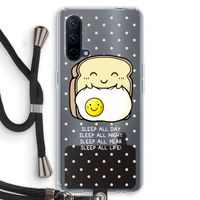Sleep All Day: OnePlus Nord CE 5G Transparant Hoesje met koord