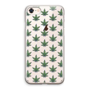 Weed: iPhone 8 Transparant Hoesje
