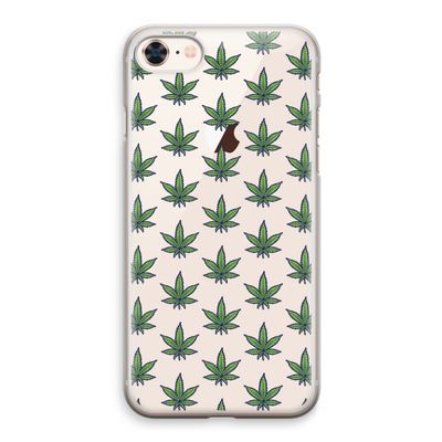 Weed: iPhone 8 Transparant Hoesje