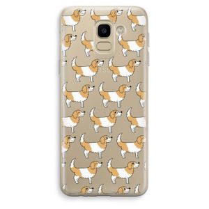 Doggy: Samsung Galaxy J6 (2018) Transparant Hoesje